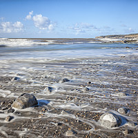 Buy canvas prints of Llantwit Major Beach by Heidi Stewart