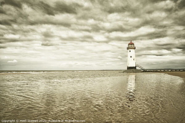 Point of Ayr Lighthouse Picture Board by Heidi Stewart