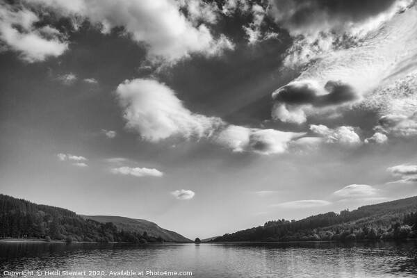 Llwyn On Reservoir in the Brecon Beacons Picture Board by Heidi Stewart