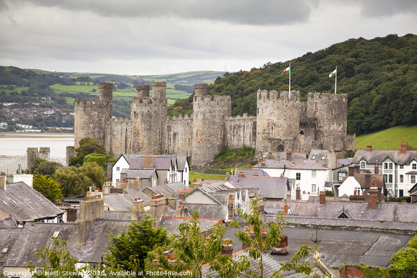 Conwy Castle Picture Board by Heidi Stewart