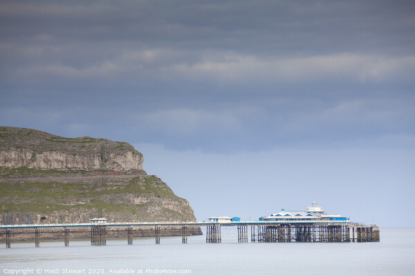 Llandudno Pier and the Great Orme Picture Board by Heidi Stewart