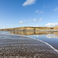 Buy canvas prints of Dunraven Bay South Wales by Heidi Stewart