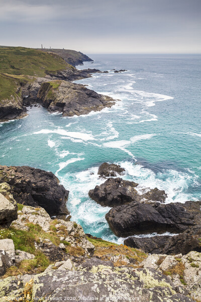 West Cornwall's Dramatic Coastline Picture Board by Heidi Stewart