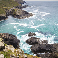 Buy canvas prints of West Cornwall's Dramatic Coastline by Heidi Stewart