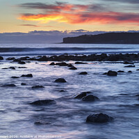 Buy canvas prints of Coastal Sunset by Heidi Stewart