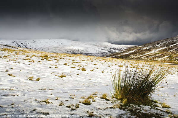 Brecon Beacons in Winter Time Picture Board by Heidi Stewart