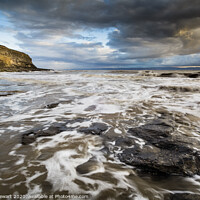 Buy canvas prints of Incoming Tide at Nash Point by Heidi Stewart