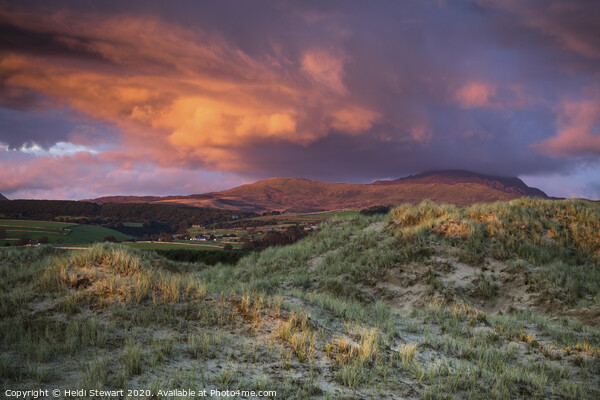 Sunset in Snowdonia Picture Board by Heidi Stewart