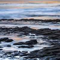 Buy canvas prints of A Rocky Sunset by Heidi Stewart