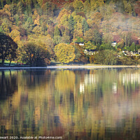 Buy canvas prints of Reflections of Grasmere Lake by Heidi Stewart