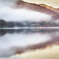 Buy canvas prints of Early Morning Mist over Grasmere Lake by Heidi Stewart