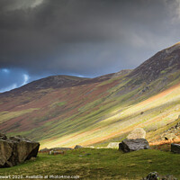 Buy canvas prints of Bottom of Honister Pass by Heidi Stewart