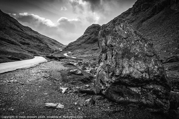 Looking Up the Honister Pass Picture Board by Heidi Stewart