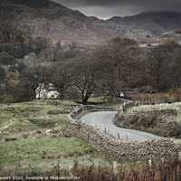 Buy canvas prints of Country Lane to Torver in the Lake District by Heidi Stewart