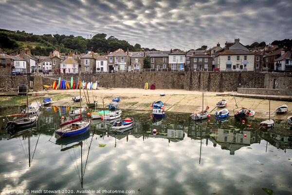Mousehole Harbour Picture Board by Heidi Stewart