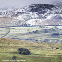 Buy canvas prints of Winter Scene nr Gunnerside in the Yorkshire Dales by Heidi Stewart