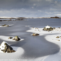 Buy canvas prints of A snowy Rannoch Moor by Heidi Stewart
