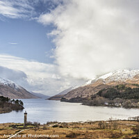 Buy canvas prints of Jacobite Memorial and Loch Shiel in Winter by Heidi Stewart