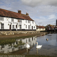 Buy canvas prints of The Royal Oak at Langstone in Hampshire by Heidi Stewart
