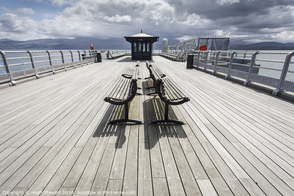 Beaumaris Pier Anglesey Picture Board by Heidi Stewart
