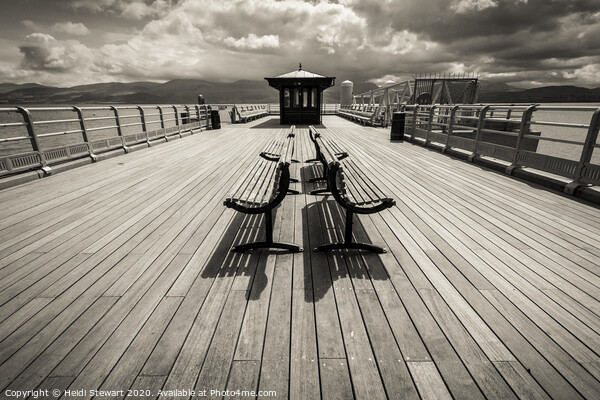 Beaumaris Pier Anglesey Picture Board by Heidi Stewart