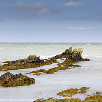 Buy canvas prints of Rocks at Bull Bay, Anglesey by Heidi Stewart