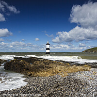 Buy canvas prints of Trwyn Du Lighthouse and Puffin Island, Penmon Poin by Heidi Stewart