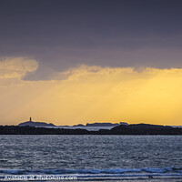 Buy canvas prints of Rhoscolyn Beacon Tower at Sunset by Heidi Stewart