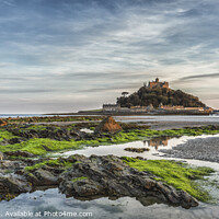 Buy canvas prints of St Michaels Mount and Reflection by Heidi Stewart