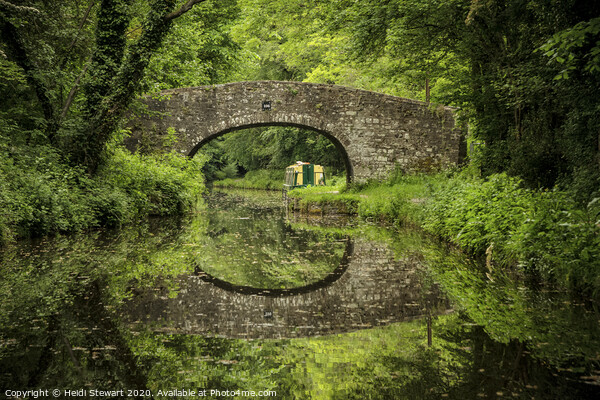 Monmouthshire and Brecon Canal Picture Board by Heidi Stewart