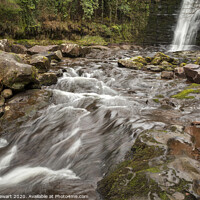 Buy canvas prints of Blaen y Glyn Waterfall by Heidi Stewart