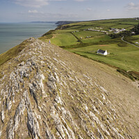 Buy canvas prints of Mwnt Church and Welsh Coast by Heidi Stewart