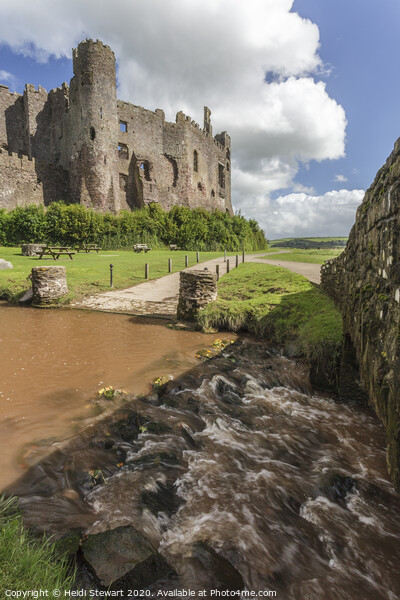 Laugharne Castle, Camarthenshire, Wales Picture Board by Heidi Stewart