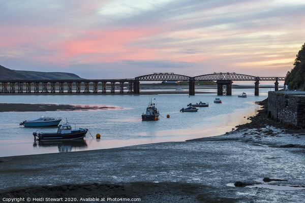 Barmouth Bridge and the Mawddach Estuary Picture Board by Heidi Stewart