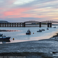 Buy canvas prints of Barmouth Bridge and the Mawddach Estuary by Heidi Stewart