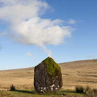 Buy canvas prints of Maen Llia Standing Stone, Brecon Beacons by Heidi Stewart