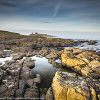 Buy canvas prints of Dunstanburgh Castle and Northumberland Coast by Heidi Stewart