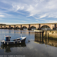 Buy canvas prints of Berwick Bridge, Berwick-upon-Tweed, Northumberland by Heidi Stewart