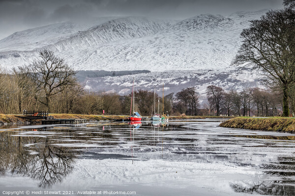 The Caledonian Canal at Corpach, Scotland Picture Board by Heidi Stewart