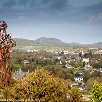 Buy canvas prints of The Tin Man overlooks Llanbedrog in North Wales  by Heidi Stewart