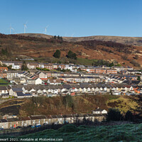 Buy canvas prints of The Little Village of Cwmparc by Heidi Stewart