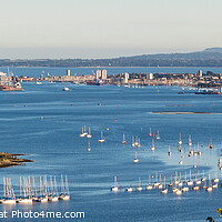 Buy canvas prints of Portsmouth Harbour, Hampshire, Southern England by Heidi Stewart