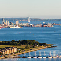 Buy canvas prints of Portsmouth Harbour, Hampshire, Southern England by Heidi Stewart