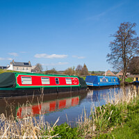 Buy canvas prints of Monmouth and Brecon Canal at Pencelli. by Heidi Stewart