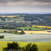 Buy canvas prints of The South Downs in Hampshire, England by Heidi Stewart