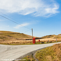 Buy canvas prints of Red Telephone Box at Nantymaen by Heidi Stewart