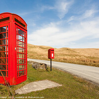 Buy canvas prints of Red Telephone Box at Nantymaen by Heidi Stewart