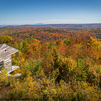 Buy canvas prints of Beautiful view from Hogback Mountain, Vermont, United States. by Richard Morgan