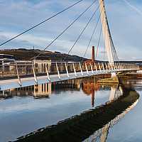 Buy canvas prints of Swansea Sail Bridge. by Richard Morgan