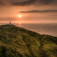 Buy canvas prints of Strumble Head Lighthouse, Pembrokeshire, Wales. by Richard Morgan